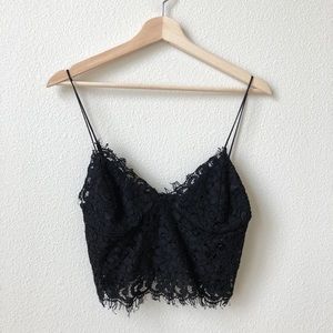 Zara Lace Cropped Camisole